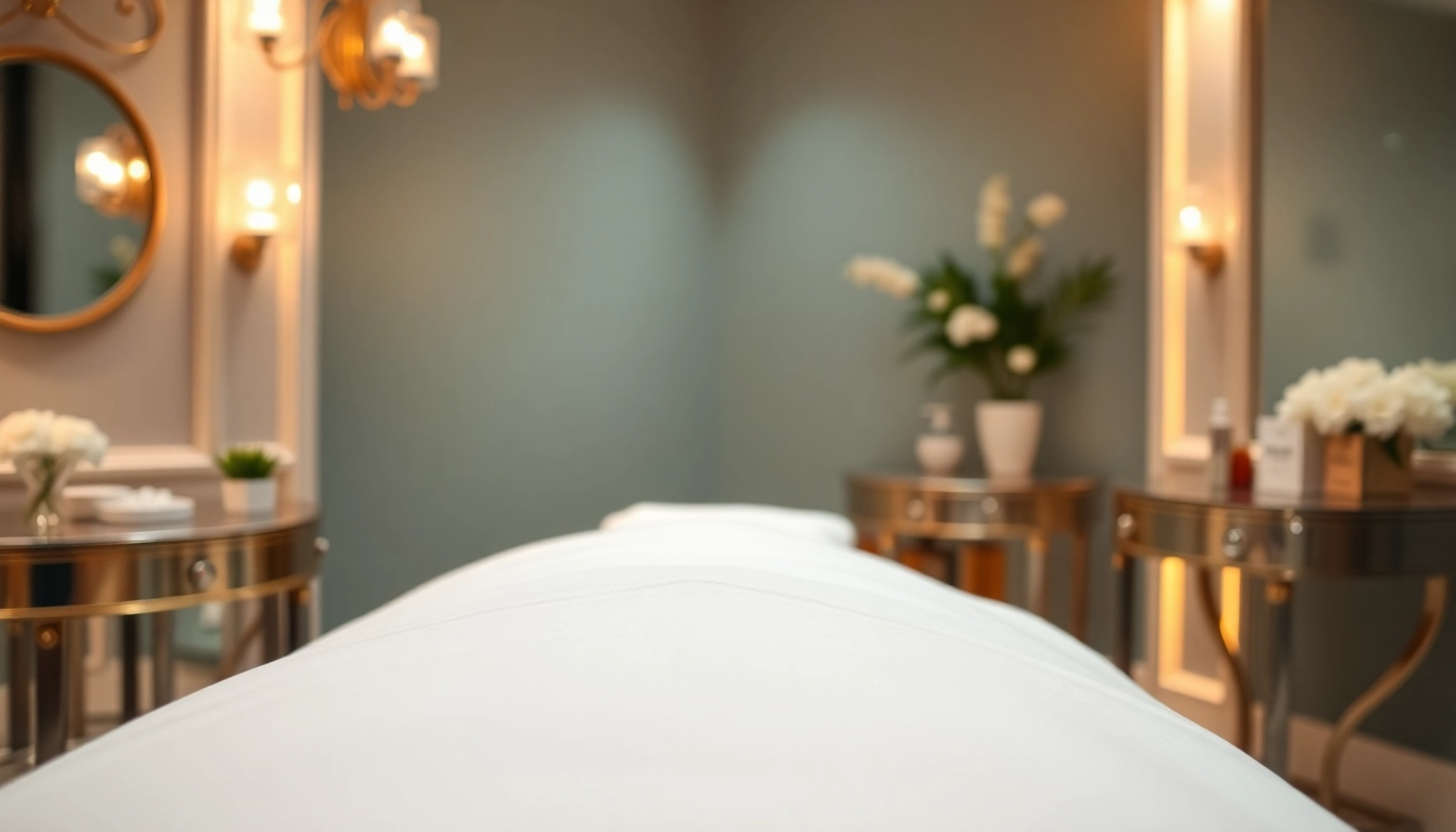 Offering expert Faltenbehandlung Zürich in a tranquil and beautifully designed treatment room.