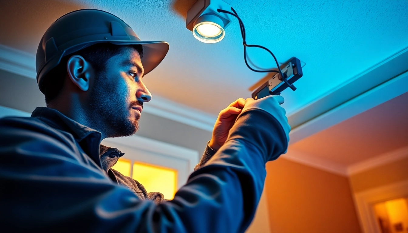 Skilled Elektriker Notdienst technician repairing electrical issues efficiently and safely.