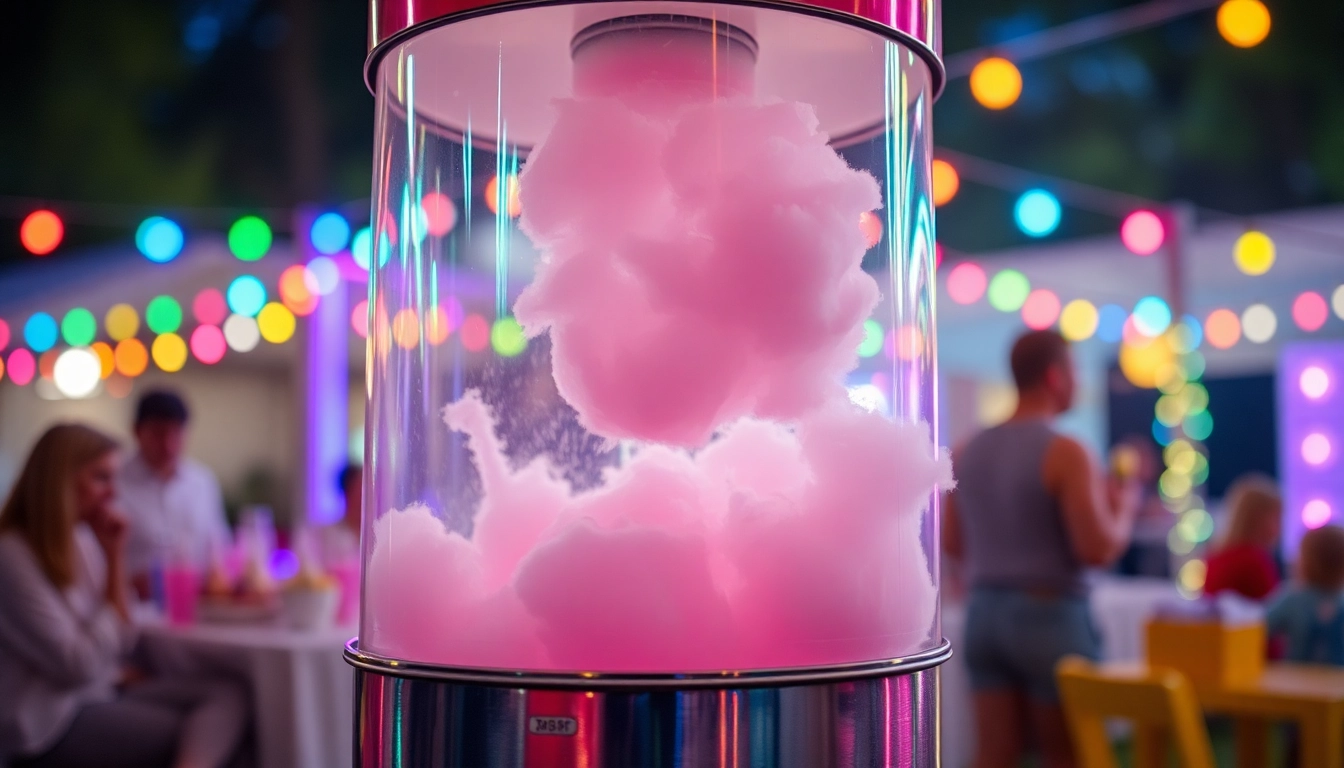 Host a fun event with our Cotton Candy Machine Rental, creating fluffy treats that delight everyone.