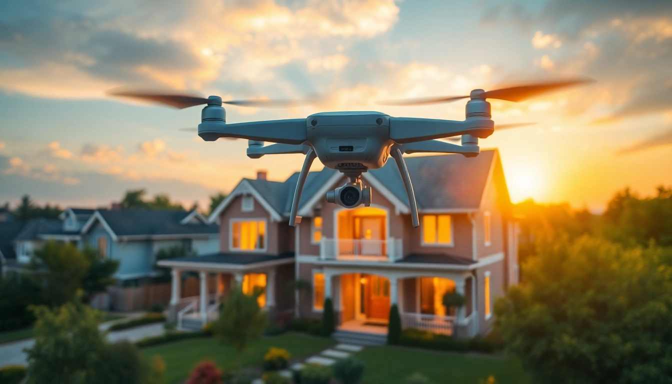 Capture stunning properties with the best drone for real estate photography soaring above a scenic landscape.