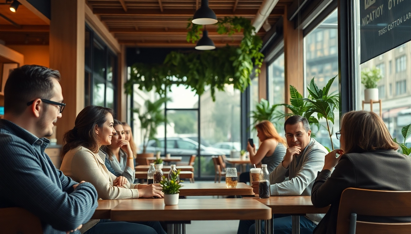 Tobacco Replacement products displayed in a cozy café setting, inviting patrons to enjoy healthier choices.