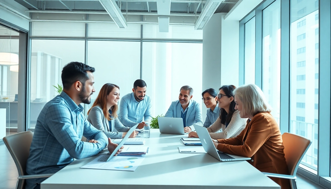 Effiziente marketing für pflegedienste Strategien, die Professionals engagiert diskutieren.