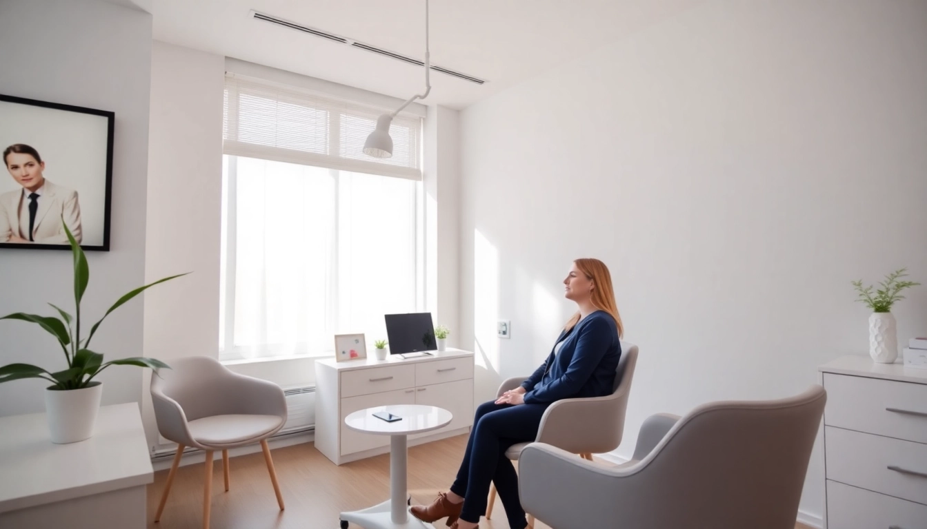 Offering expert Botox-Zürich treatments in a modern clinic setting, showcasing a professional consultation.