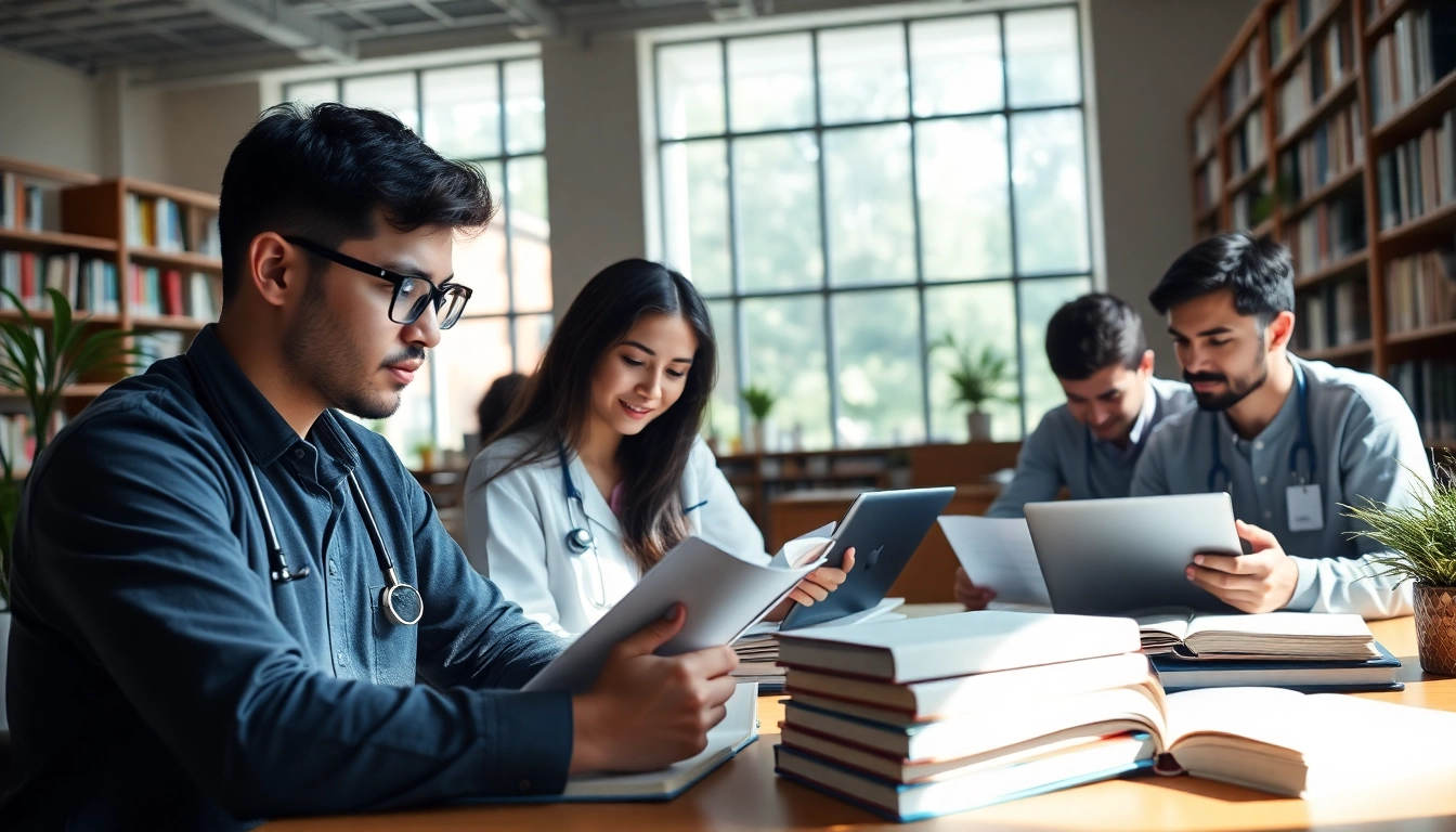 Medizinstudium ohne Test: Soziale Interaktion unter medizinstudierenden in einer Bibliothek