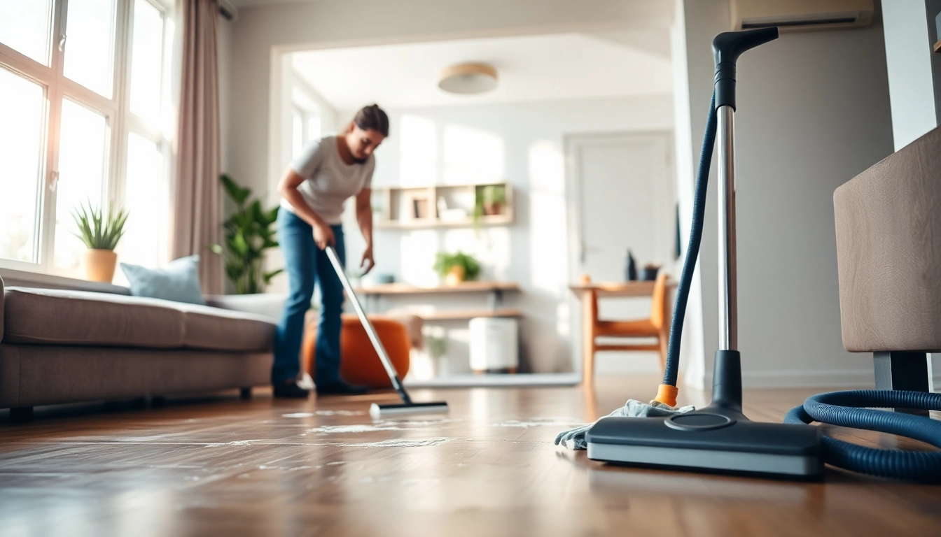 Experience professional bond cleaning Logan services with a dedicated cleaner restoring shine to an apartment.