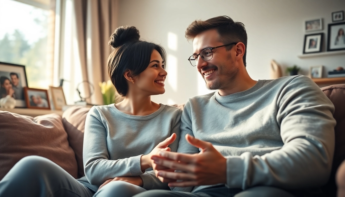 Couple engaged in meaningful communication in relationships, showcasing emotional connection and understanding.