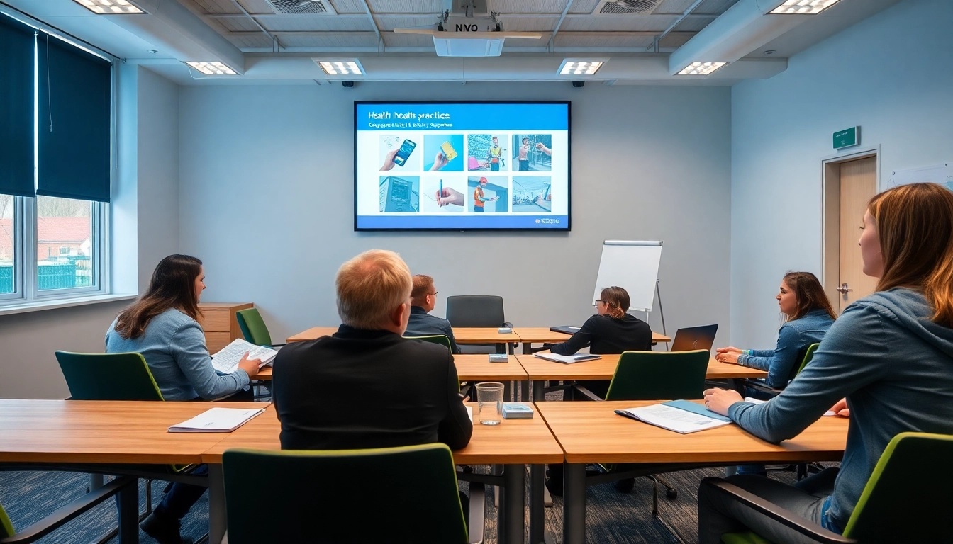 Showcase NVQ level 6 diploma in occupational health and safety examples in a collaborative training environment.