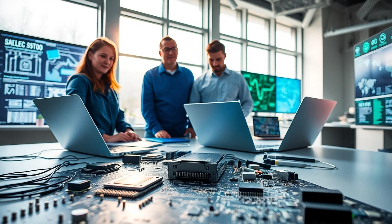 Engineers enhancing designs for microchips, making American innovation great again.