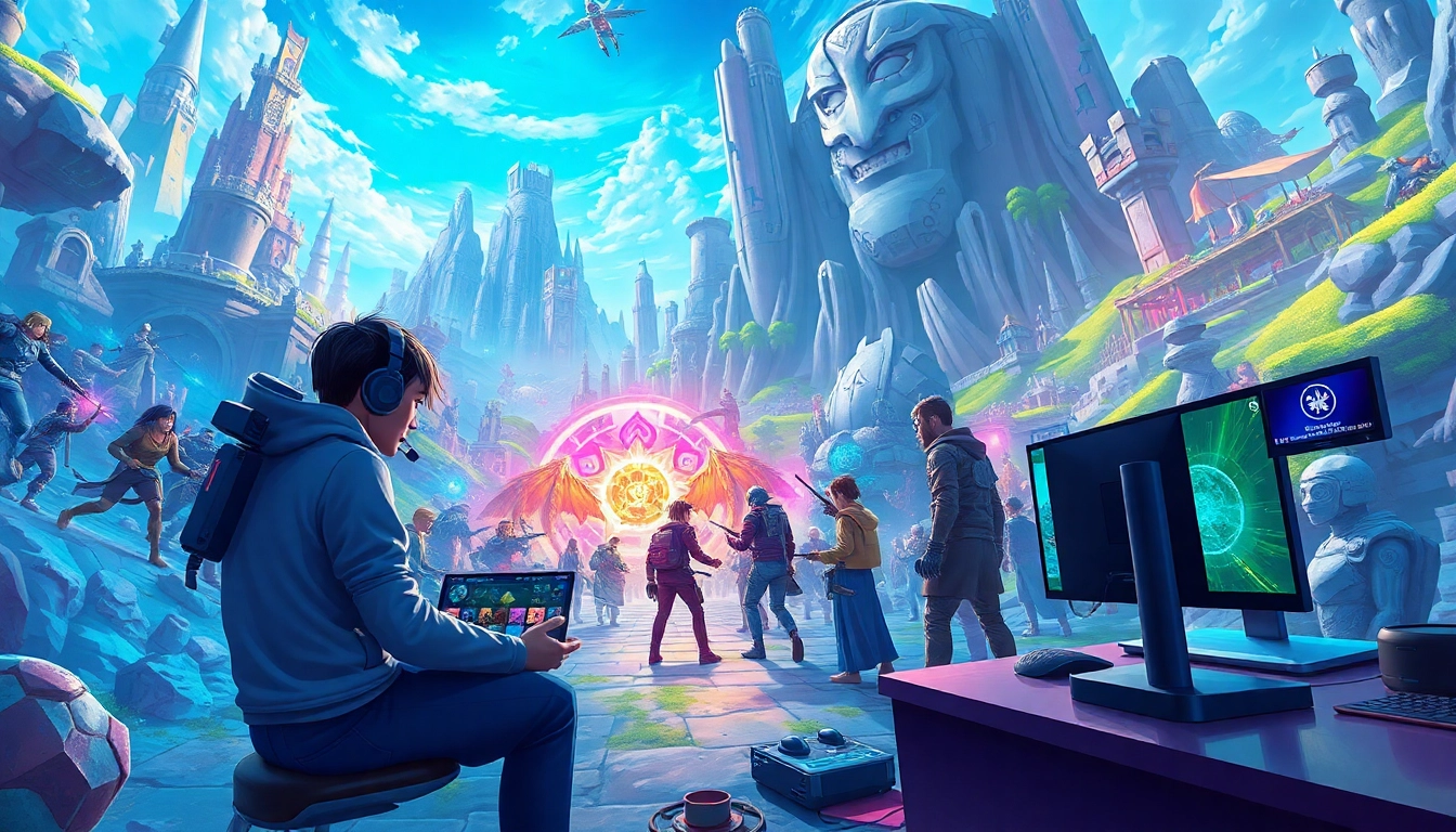 Raih kemenangan dalam permainan game online dengan karakter menarik dan latar belakang yang menakjubkan.