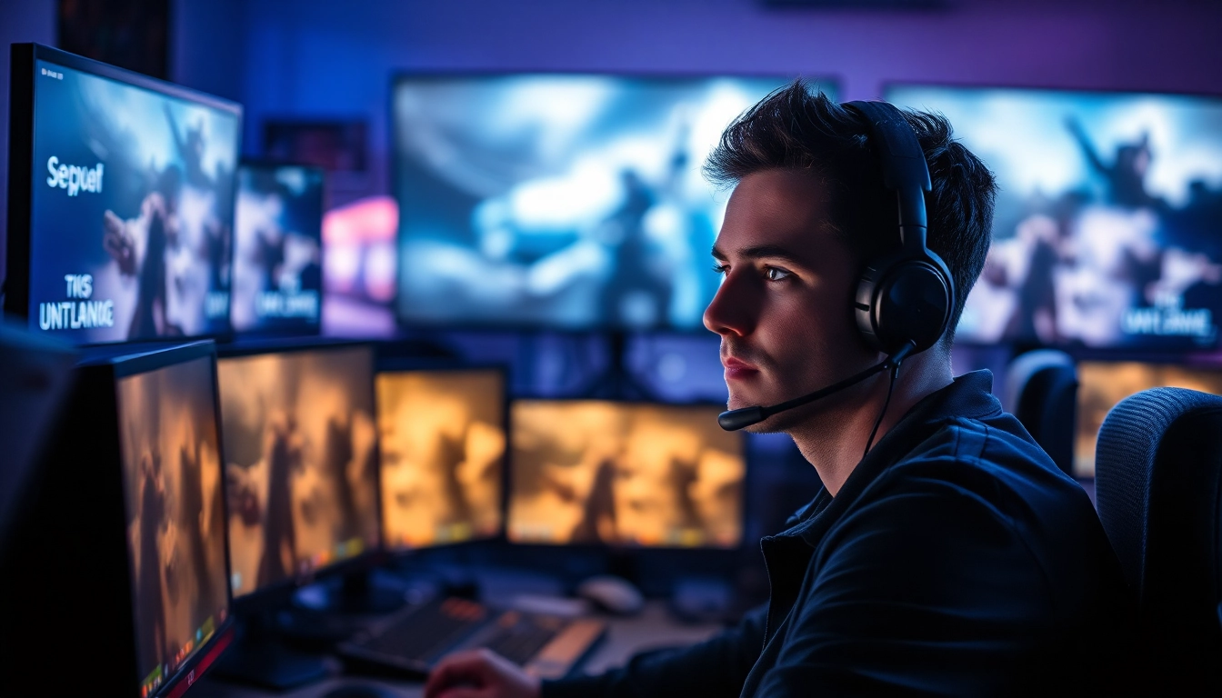 Gamer using undetected CS2 cheats in an intense gaming session.