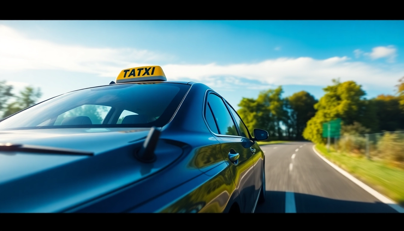 Book a reliable Canterbury to Heathrow taxi showcasing a professional vehicle on a smooth road.