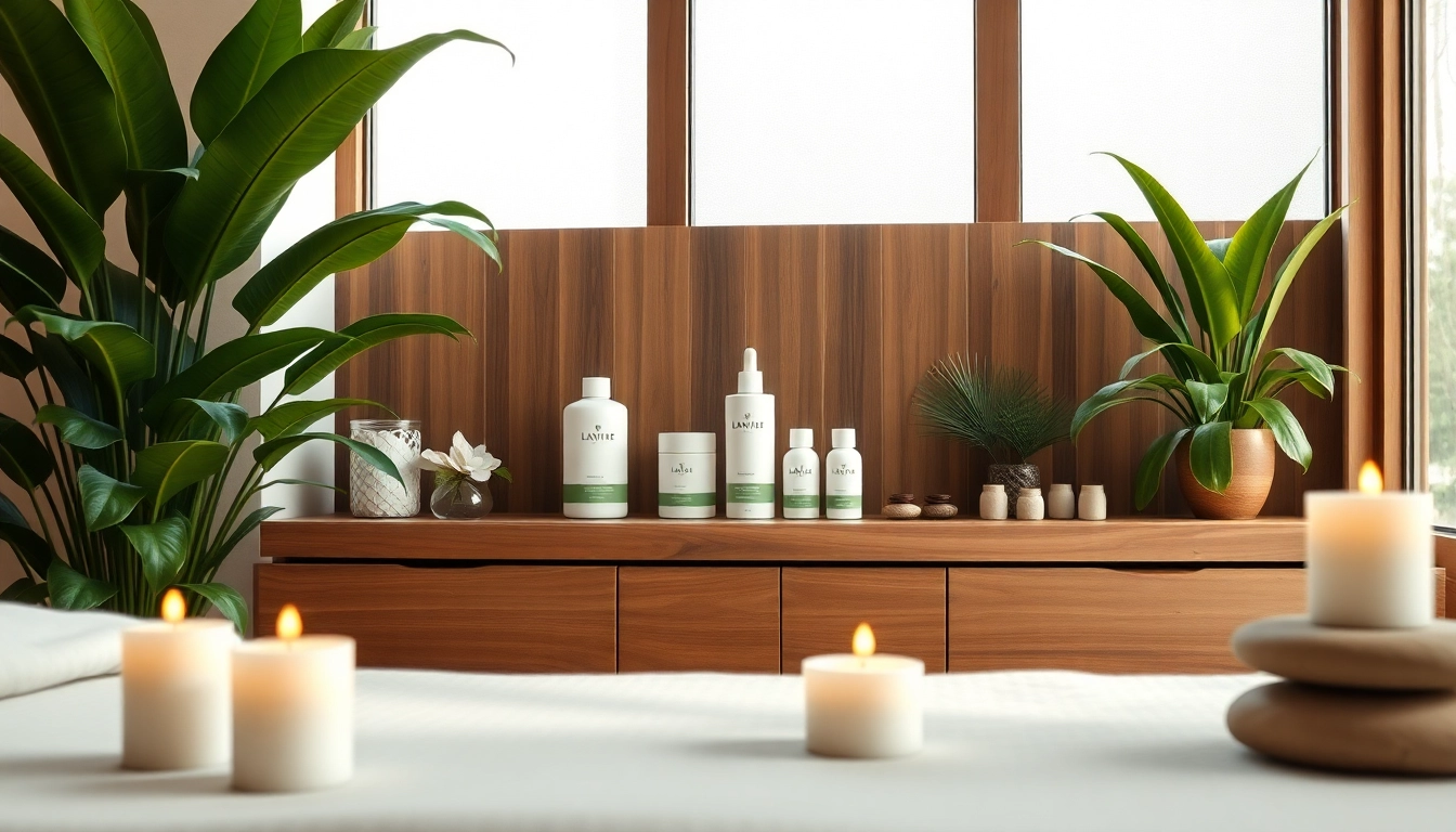 Użyj Lavavitae na relaksującej stacji w spa, orientacja i dekoracja zapewniają spokój.